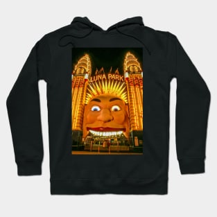 Luna Park Face at Night, Sydney, NSW, Australia Hoodie